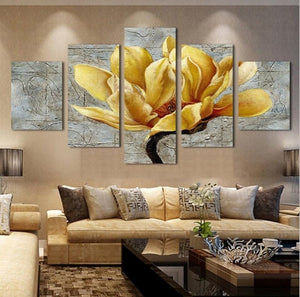 Yellow Blossom Multi-Panel Canvas Wall Art